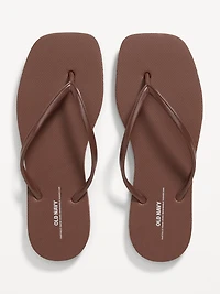 Square Toe Flip-Flop Sandals