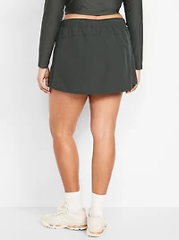 Mid-Rise StretchTech Skort -- 3-inch inseam