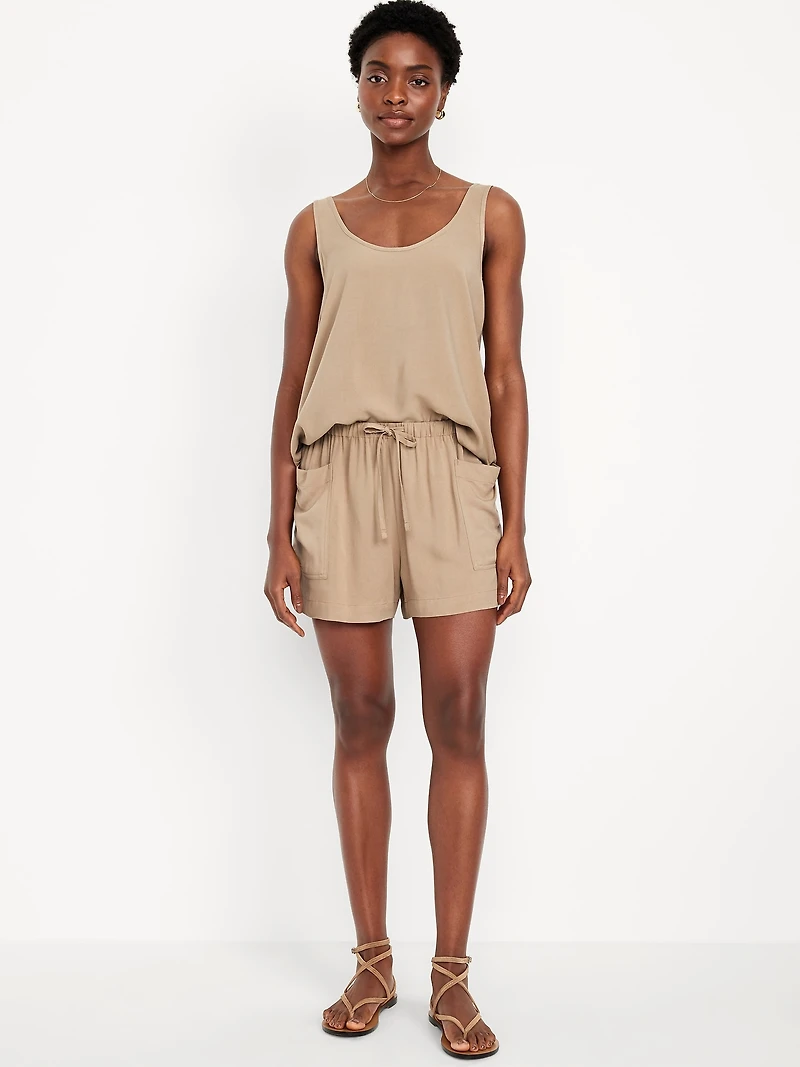 High-Waisted Playa Shorts -- 3.5-inch inseam