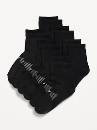 Quarter Crew Go-Dry Performance Socks 6-Pack for Boys