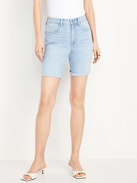 High-Waisted Wow Jean Shorts -- 7-inch inseam