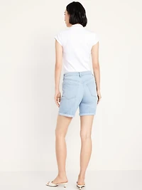 High-Waisted Wow Jean Shorts -- 7-inch inseam