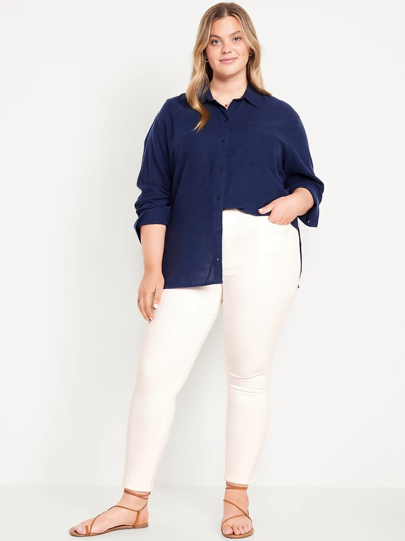 High-Waisted Wow Skinny Jeans