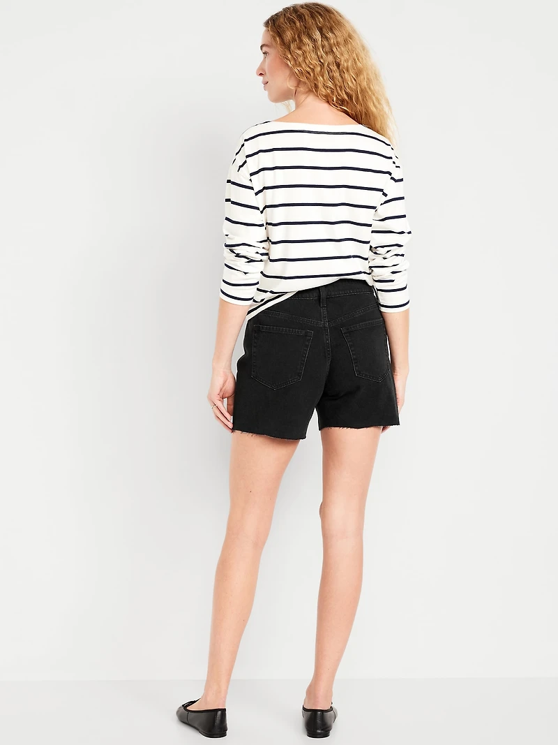 High-Waisted OG Jean Cut-Off Shorts - 5-inch inseam