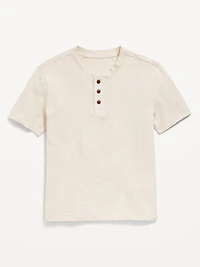Short-Sleeve Henley T-Shirt for Boys