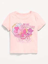 Fitted Short-Sleeve Licensed Graphic T-Shirt for Girls