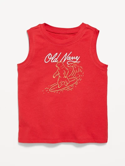 Logo-Graphic Tank Top for Toddler Boys