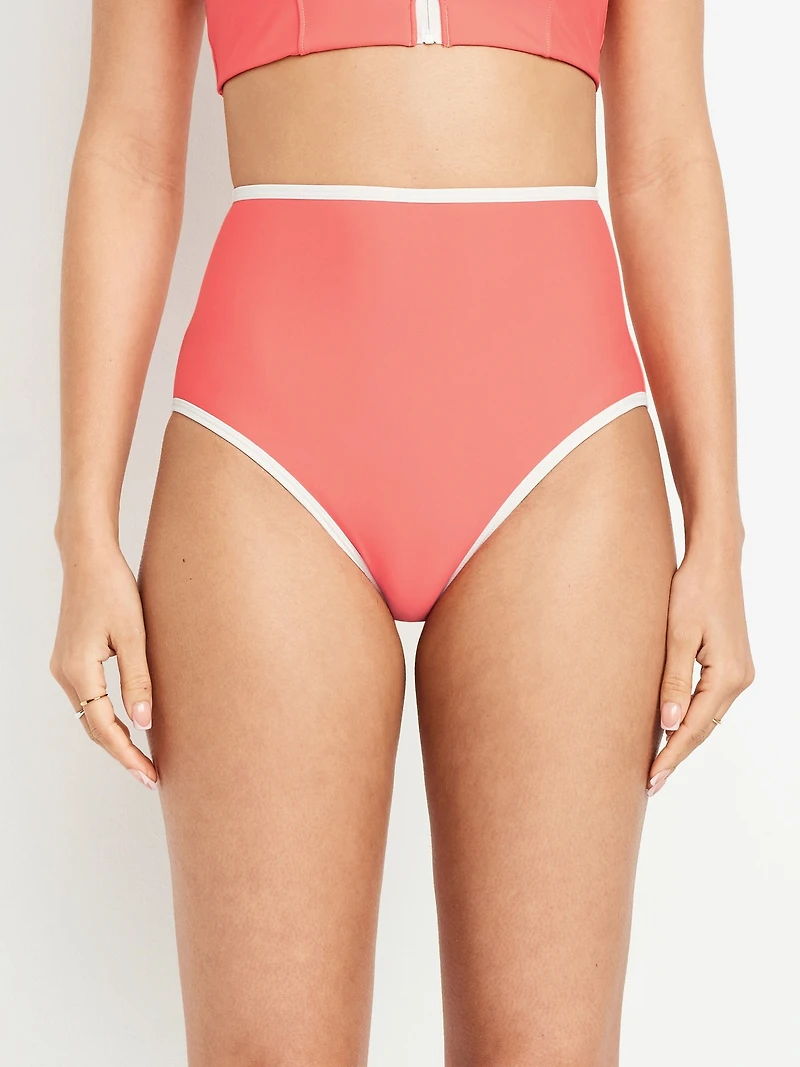 High-Waisted Matte Surf Bottoms