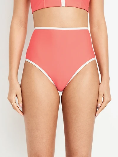 High-Waisted Matte Surf Bottoms