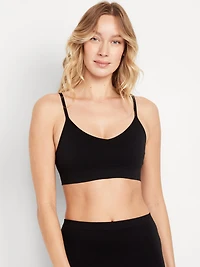 Seamless Ribbed Longline Bra