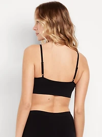 Seamless Ribbed Longline Bra