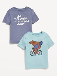 Short-Sleeve Graphic T-Shirt 2-Pack for Toddler Boys