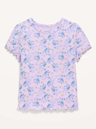 Bluey™ Ribbed Graphic T-Shirt for Toddler Girls