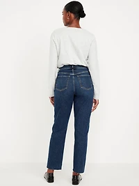 Curvy High-Waisted OG Straight Button-Fly Ankle Jeans