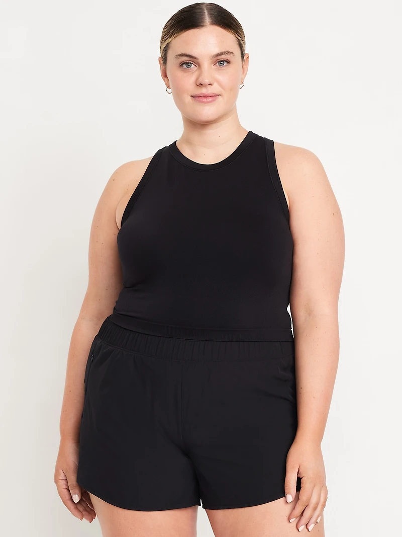 Fluid Seamless Fitted Crop Tank Top