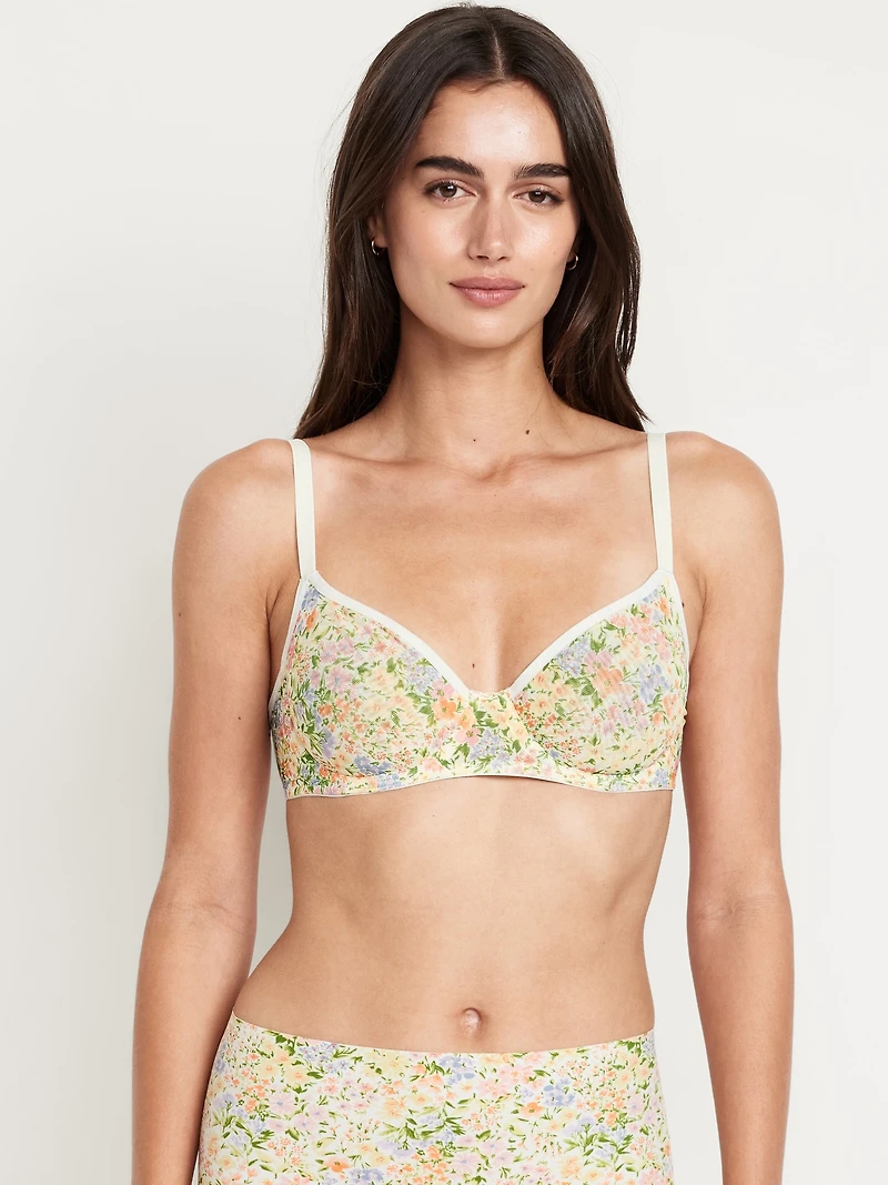 Mesh Balconette Bra