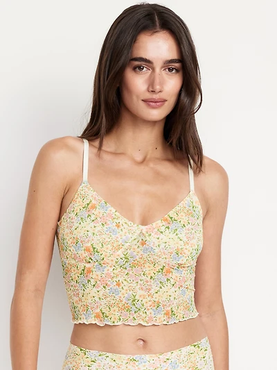 Mesh Cami Lounge Top