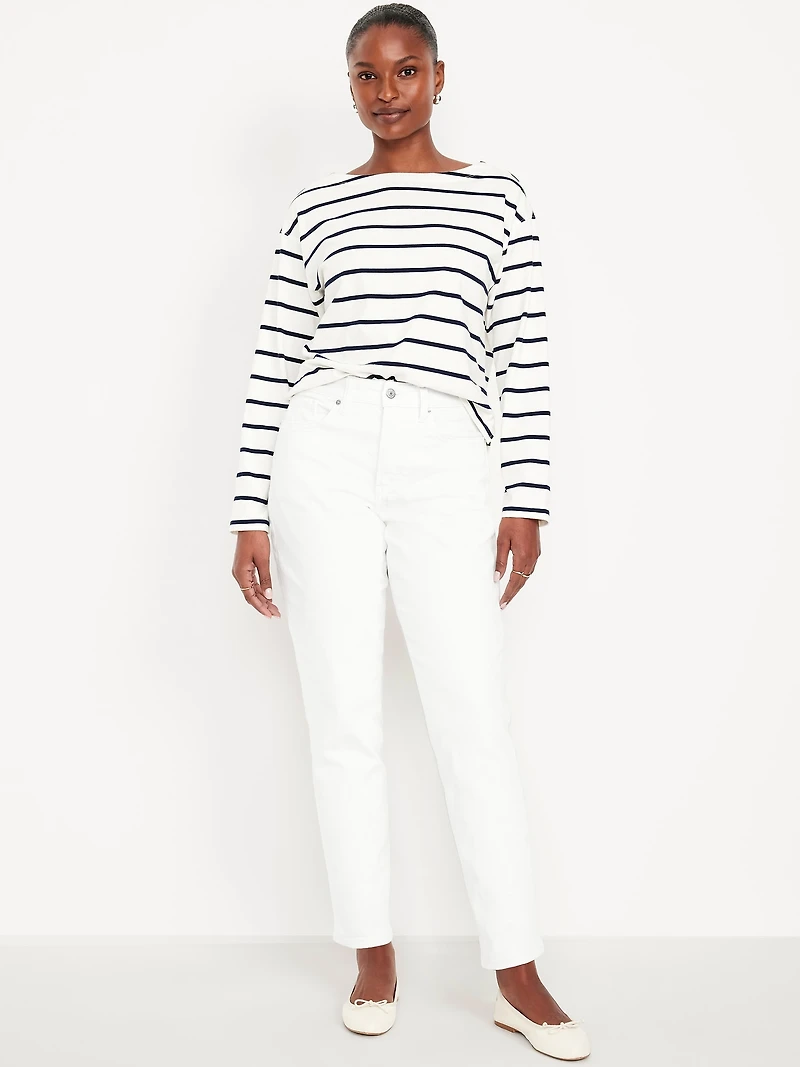 Curvy High-Waisted OG Straight Ankle Jeans