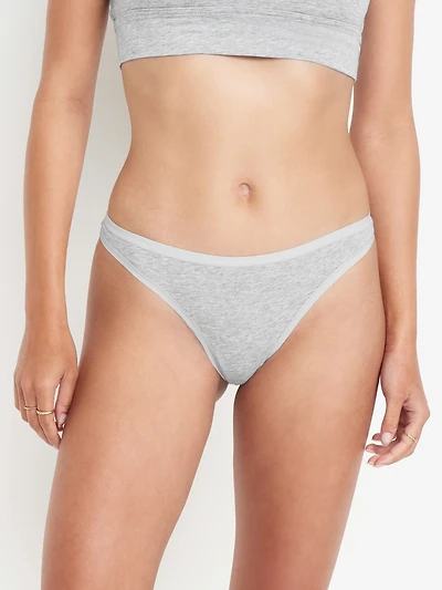 Low-Rise Everyday Cotton Thong