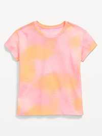 Softest Short-Sleeve Printed T-Shirt for Girls