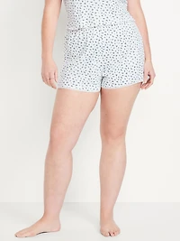 Rib Pajama Shorts