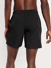 Solid Swim Trunks - 7-inch inseam
