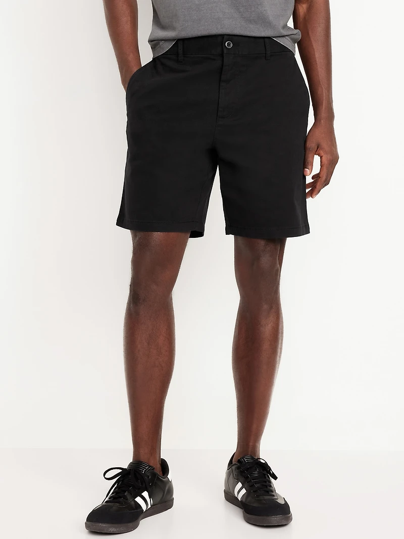 Slim Built-In Flex Rotation Chino Shorts - 8-inch inseam