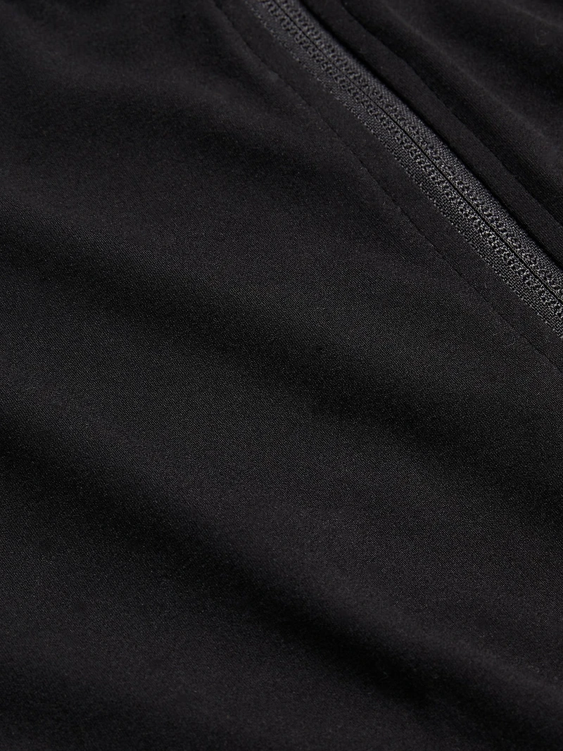 StudioSmooth Full-Zip Cropped Jacket