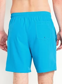 Solid Swim Trunks - 7-inch inseam