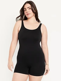 Seamless Ribbed Short Bodysuit
