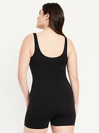 Seamless Ribbed Short Bodysuit