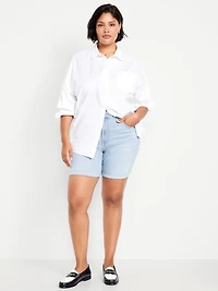 High-Waisted Wow Jean Shorts -- 7-inch inseam