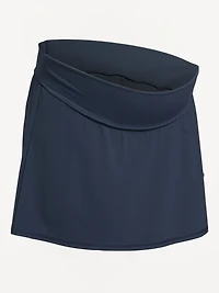 Maternity Rollover-Waist StudioSmooth Skort