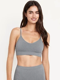Seamless Ribbed Longline Bra