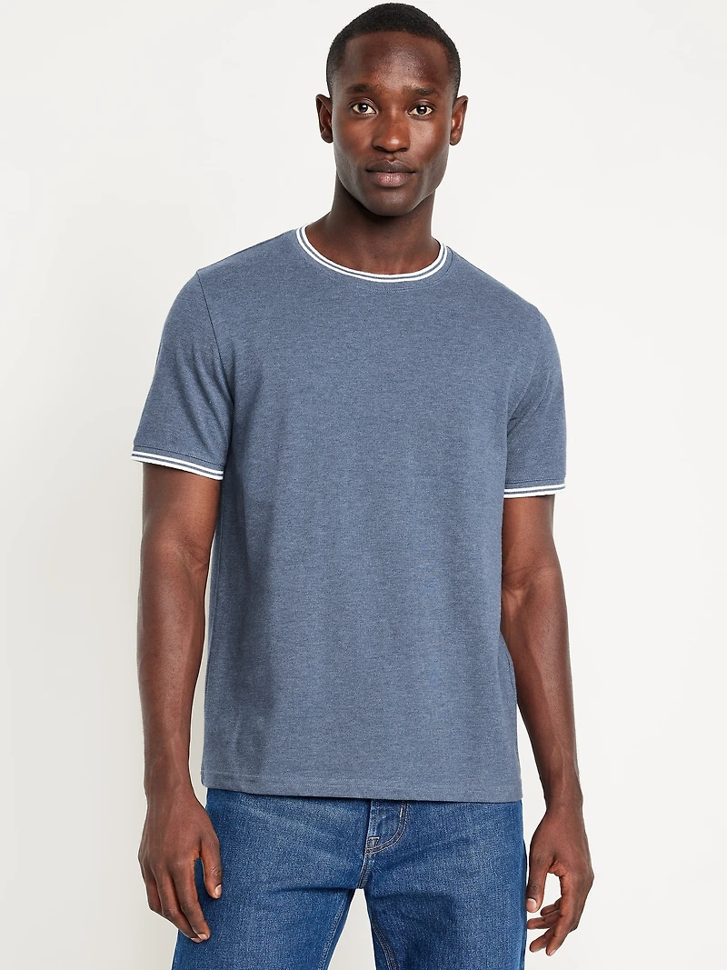 Textured Pique T-Shirt