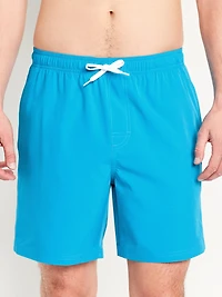 Solid Swim Trunks - 7-inch inseam