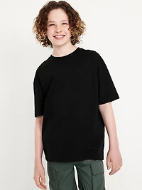 Oversized Short-Sleeve Pocket T-Shirt for Boys