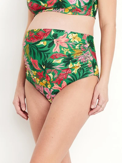 Maternity High-Waisted Swim Bottoms