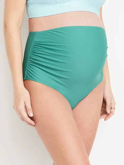 Maternity High-Waisted Swim Bottoms