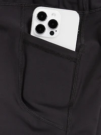 High-Waisted PowerSoft 7/8-Length Side-Pocket Leggings for Girls