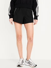 High-Waisted SleekTech Shorts -- 4-inch inseam