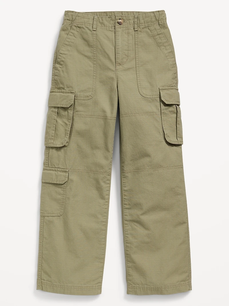 Baggy Cargo Ripstop Pants for Boys