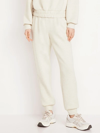 High-Waisted Bounce Fleece Jogger Sweatpants