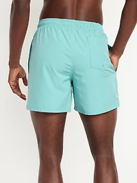 Solid Swim Trunks - 5-inch inseam