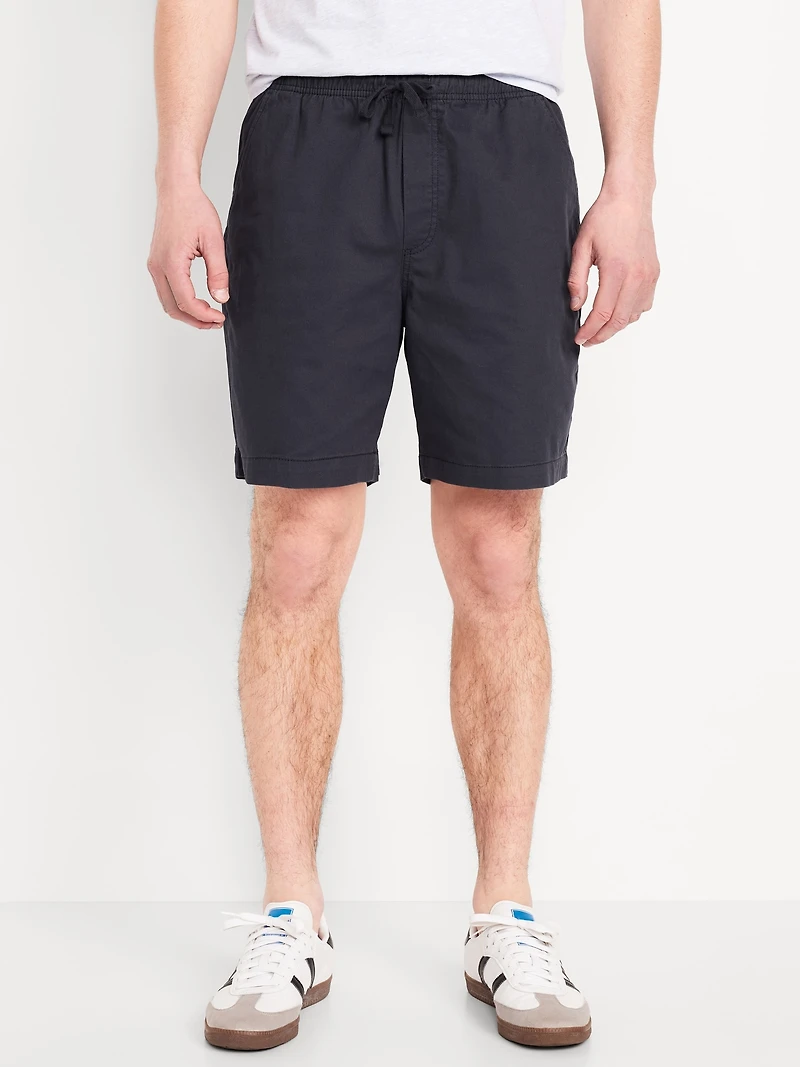 Twill Jogger Shorts - 7-inch inseam