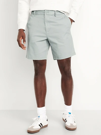 Slim Built-In Flex Rotation Chino Shorts - 8-inch inseam