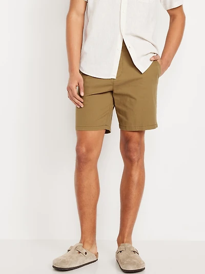 Slim Built-In Flex Rotation Chino Shorts - 8-inch inseam