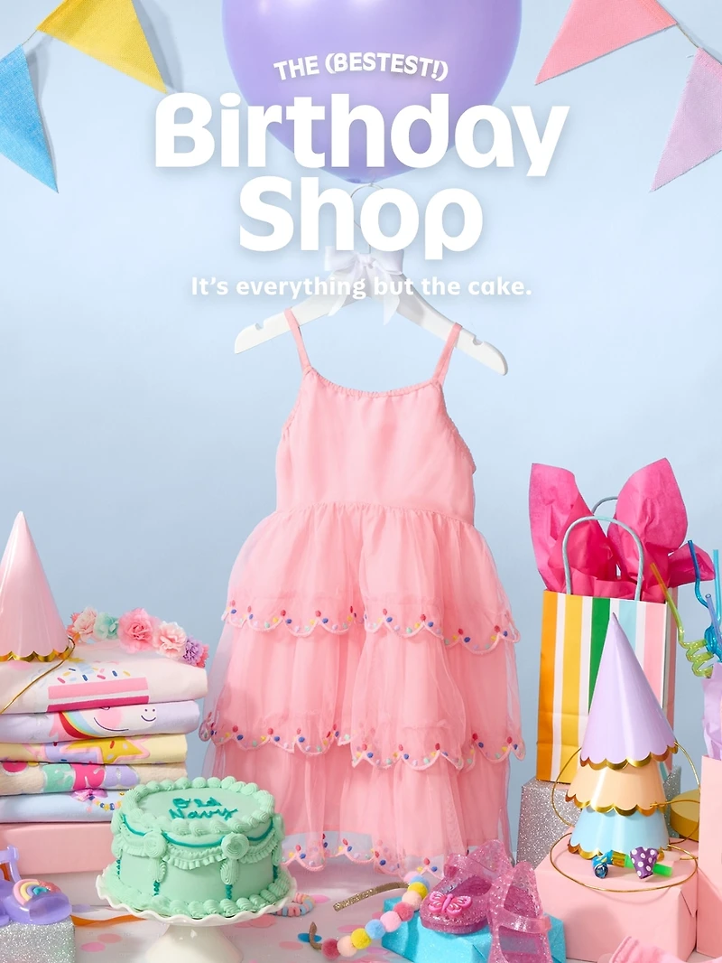Birthday Sleeveless Tulle Fit and Flare Dress for Toddler Girls