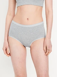 High-Waisted Everyday Brief Cotton Underwear