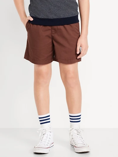 Above Knee Twill Pull-On Shorts for Boys